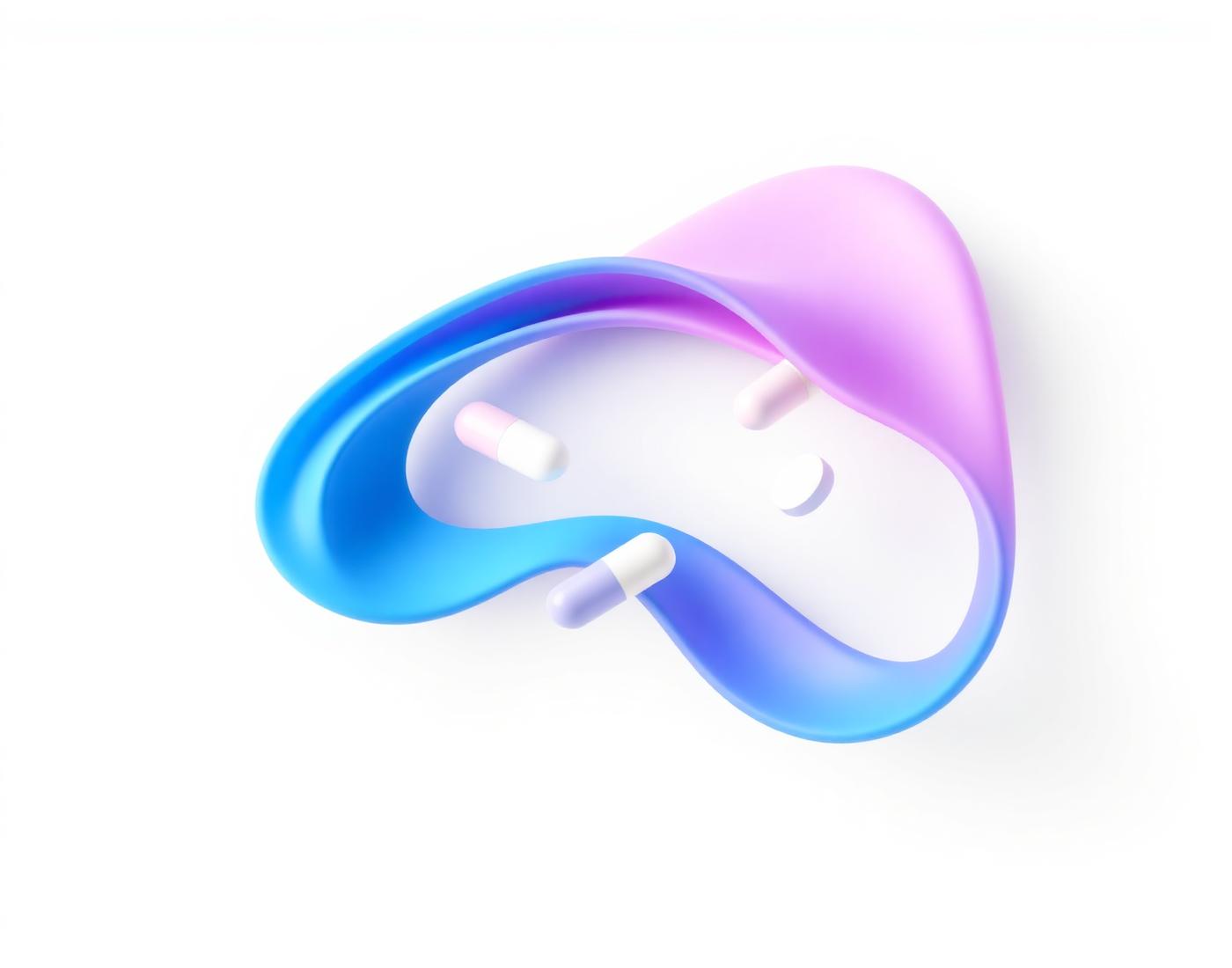 Abstract gradient artwork representing Venture Media Solutions